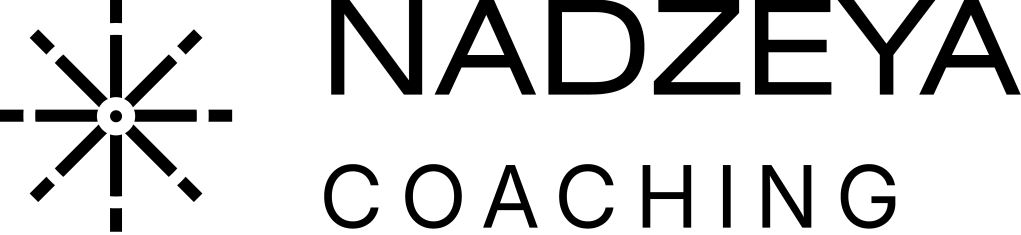 Logo Orizzontale Black - Nadzeya Coaching